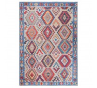 Ковер Турецкий Samira ILONNA дизайн AB065A BLUE-RED