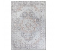 Ковер Турецкий Samira ILONNA дизайн AB110A GREY-CREAM