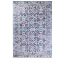 Ковер Турецкий Samira ILONNA дизайн AB117A BLUE-CREAM