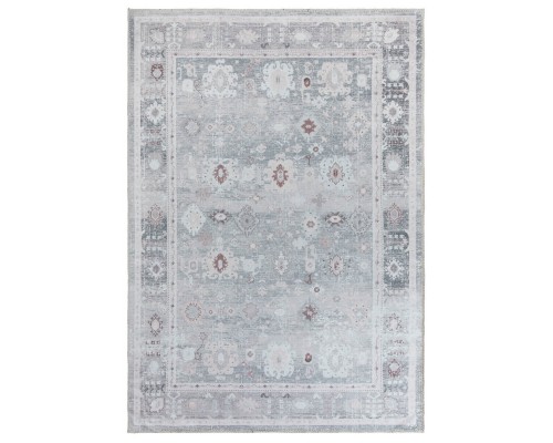 Ковер Турецкий Samira ILONNA дизайн AB133A GREY-CREAM