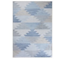 Ковер Турецкий Samira ILONNA дизайн AB143A GREY-BLUE