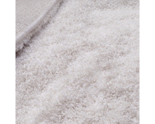 Ковер серо-бежевый с длинным ворсом 30 мм  Фьюжн 42315-48233 мягкий пушистый