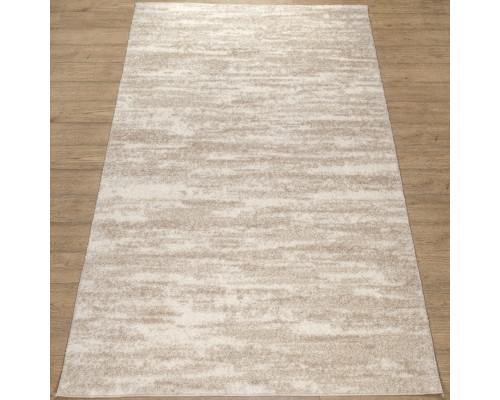 Ковер серо-бежевый с длинным ворсом 30 мм  Фьюжн 42315-48233 мягкий пушистый
