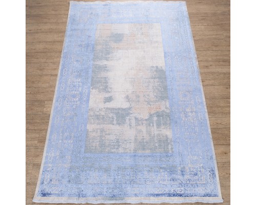 Ковер Турецкий Art Deco дизайн 3035A цвет CREAM2 / BLUE2