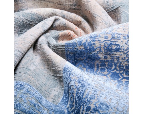 Ковер Турецкий Art Deco дизайн 3035A цвет CREAM2 / BLUE2