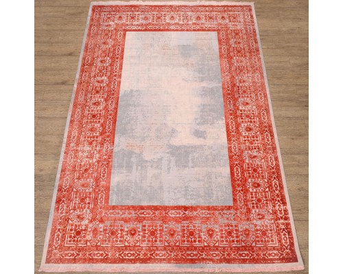 Ковер Турецкий Art Deco дизайн 3035A цвет CREAM2 / ORANGE_2