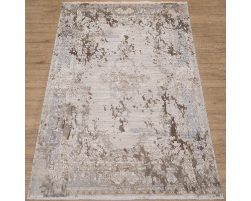 Ковер Турецкий Art Deco дизайн 3041A цвет CREAM / MINK_2