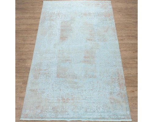 Ковер Турецкий Art Deco дизайн 3041B цвет CREAM / JADE_TURQUOISE