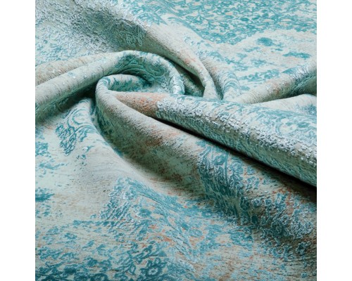 Ковер Турецкий Art Deco дизайн 3041B цвет CREAM / JADE_TURQUOISE