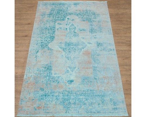 Ковер Турецкий Art Deco дизайн 3041B цвет CREAM / JADE_TURQUOISE