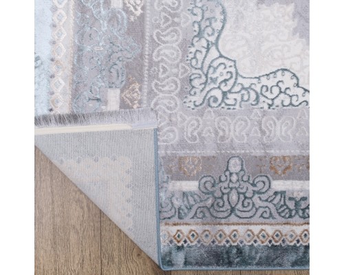 Ковер Турецкий Ascona дизайн 4112A цвет ACIK MAVI FLOS / ACIK MAVI FLOS