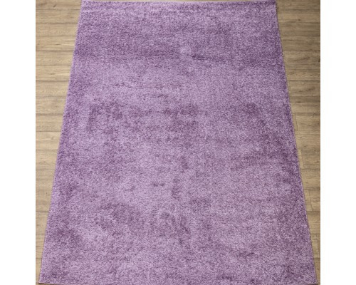 Ковер розовый с длинным ворсом 30 мм Фьюжн 42809-49022 мягкий пушистый