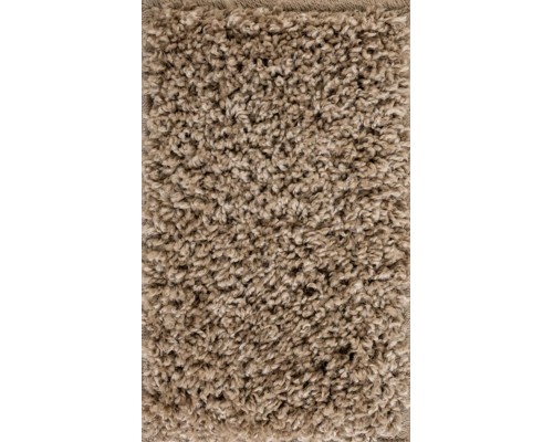 Ковер коричневый с длинным ворсом 30 мм Фьюжн 42810-49022 мягкий пушистый