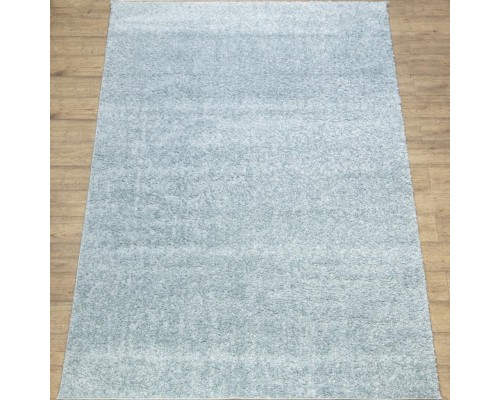 Ковер бирюзовый с длинным ворсом 30 мм Фьюжн 42808-49022 мягкий пушистый