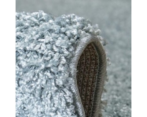 Ковер бирюзовый с длинным ворсом 30 мм Фьюжн 42808-49022 мягкий пушистый