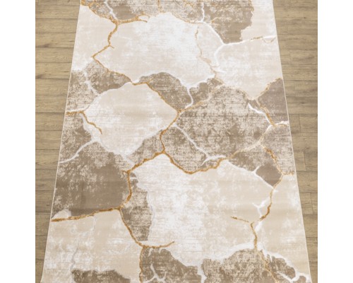 Ковер Турецкий Nord дизайн 10455A цвет BEIGE / GOLD