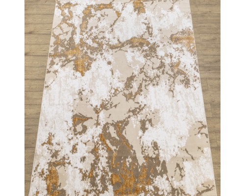 Ковер Турецкий Nord дизайн 10465A цвет BEIGE / GOLD