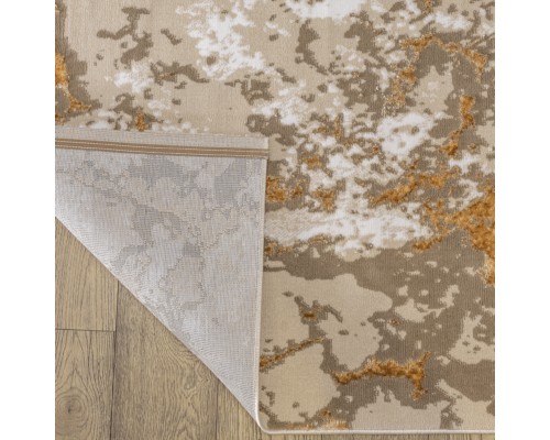 Ковер Турецкий Nord дизайн 10465A цвет BEIGE / GOLD