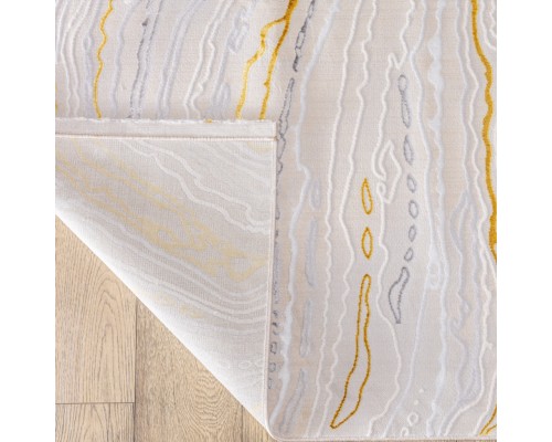 Ковер Турецкий Aruna дизайн F592AS цвет BEIGE / GOLD