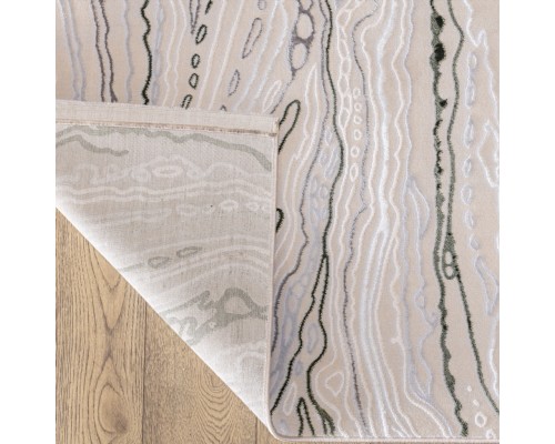 Ковер Турецкий Aruna дизайн F592AY цвет BEIGE / D.GREEN