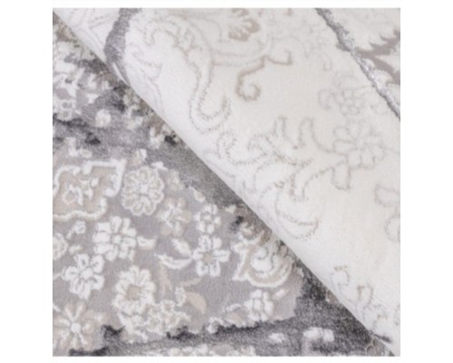 Ковер Турецкий Prado дизайн KB03A цвет WHITE / GRAY2