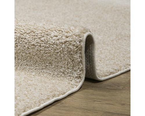 Ковер светло-бежевый с длинным ворсом 30 мм  Фьюжн 42104-48123 мягкий пушистый