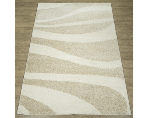 Ковер светло-бежевый с длинным ворсом 30 мм  Фьюжн 42106-48122 мягкий пушистый