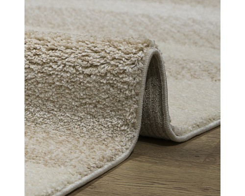 Ковер светло-бежевый с длинным ворсом 30 мм  Фьюжн 42106-48122 мягкий пушистый