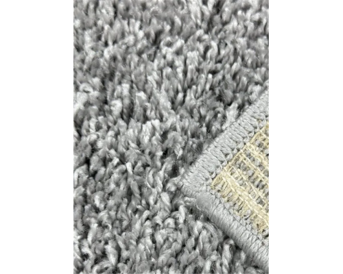 Ковер серый с длинным ворсом 30 мм  Фьюжн 42800-49022 мягкий пушистый