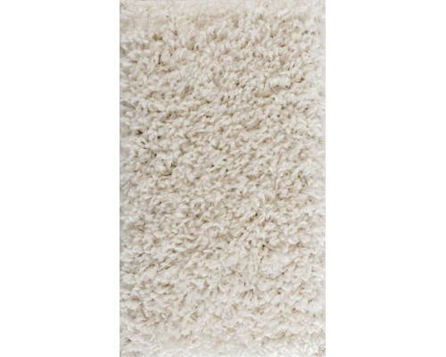 Ковер белый с длинным ворсом 30 мм Фьюжн 42300-48222 мягкий пушистый