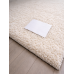 Ковер белый с длинным ворсом 30 мм Фьюжн 42300-48222 мягкий пушистый