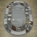 Ковер Лайла де Люкс дизайн 15704 цвет 10766 Овал
