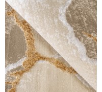 Ковер Nord дизайн 10455A цвет BEIGE / GOLD Овал