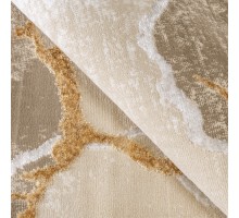 Ковер Nord дизайн 10455A цвет BEIGE / GOLD Овал