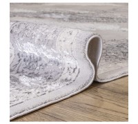 Ковер Prado дизайн N887A цвет WHITE / GRAY2 Овал
