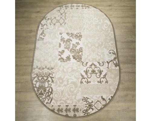 Ковер Шенилл дизайн 27504 цвет 23888 Овал