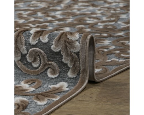 Ковер Шенилл дизайн 27810 цвет 24188 Овал