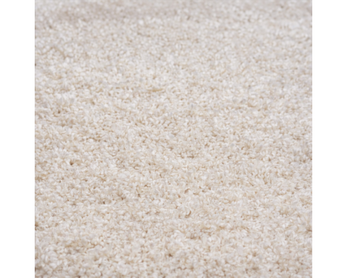 Ковер овальный серо-бежевый с длинным ворсом 30 мм  Фьюжн 42315-48233 мягкий пушистый