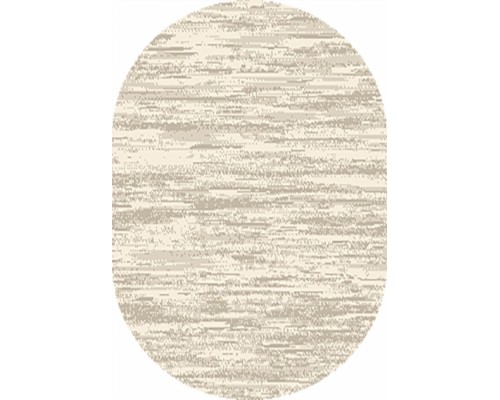 Ковер овальный серо-бежевый с длинным ворсом 30 мм  Фьюжн 42315-48233 мягкий пушистый