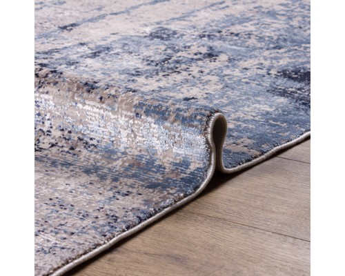 Ковер Турецкий Doku дизайн B173E цвет COKME_DGRAY / L_BLUE Овал