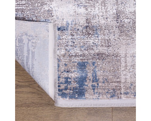 Ковер Турецкий Doku дизайн B173E цвет COKME_DGRAY / L_BLUE Овал