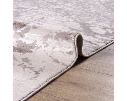 Ковер Турецкий Doku дизайн B176D цвет COKME_DGRAY / OBEIGE Овал