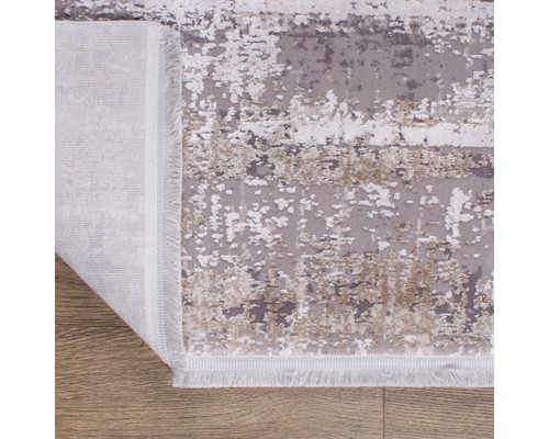 Ковер Турецкий Doku дизайн B177D цвет COKME_DGRAY / OBEIGE Овал