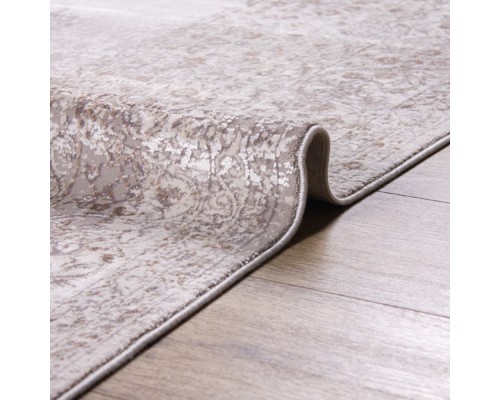 Ковер Турецкий Doku дизайн B172D цвет COKME_DGRAY / OBEIGE Овал