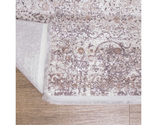 Ковер Турецкий Doku дизайн B172D цвет COKME_DGRAY / OBEIGE Овал