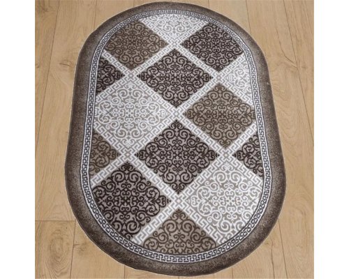 Ковер Лайла де Люкс дизайн 15857 цвет 10833 Овал