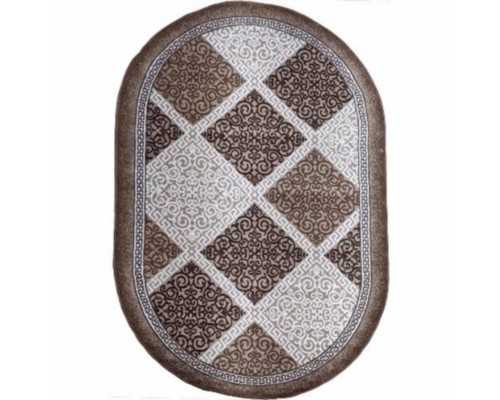 Ковер Лайла де Люкс дизайн 15857 цвет 10833 Овал