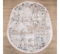 Ковер Турецкий Ascona дизайн 1075B цвет ACIK MAVI FLOS / ACIK MAVI FLOS Овал