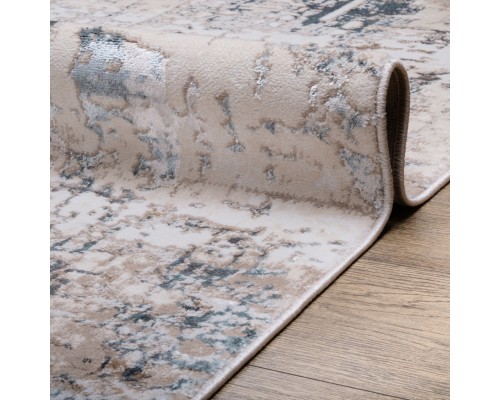 Ковер Турецкий Ascona дизайн 1075B цвет ACIK MAVI FLOS / ACIK MAVI FLOS Овал