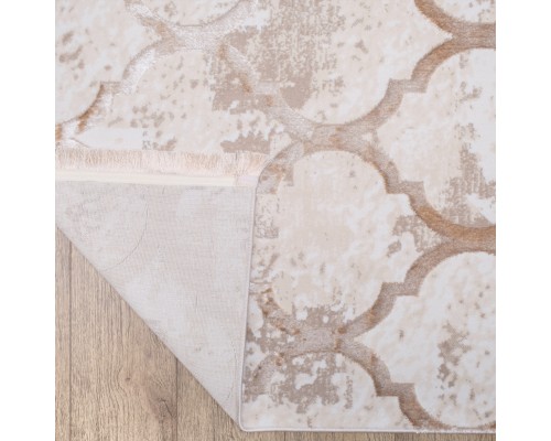 Ковер Турецкий Ascona дизайн 4100B цвет BEJ FLOS / BEJ FLOS Овал
